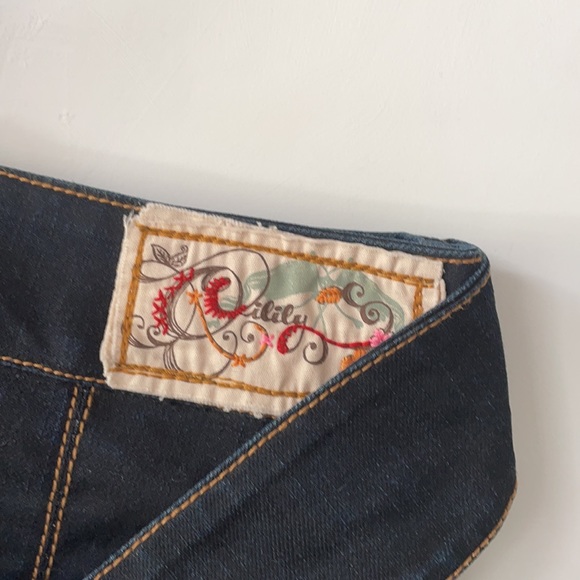 Oilily denim pleated skirt with belt - Picture 3 of 4